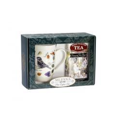 Scatola da regalo con Mug Passero da 450 ml e scatola da 30 filtri di thè