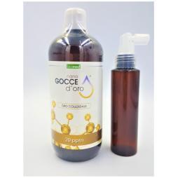Oro GROSSO Colloidale 20 ppm 500 ml + dosatore spray 100 ml
