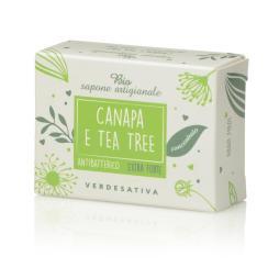 Bio Sapone Extra Forte Tea tree e Canapa 100 gr