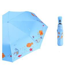 Ombrello per bambini pieghevole automatico - Sky blue,Manual