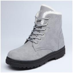 Stivali da Neve Invernali con Morbida Pelliccia - Size35,Grey