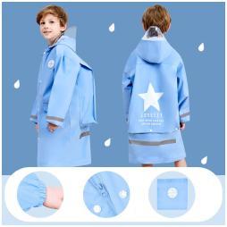 Poncho Pioggia per Bambino e Bambina - XL,Blue