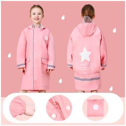 Poncho Pioggia per Bambino e Bambina - L,Pink