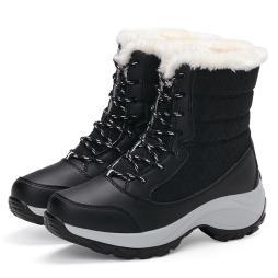 Stivali da Neve Caldi con Pelliccia - Size36,Black