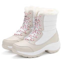 Stivali da Neve Caldi con Pelliccia - Size36,Off white