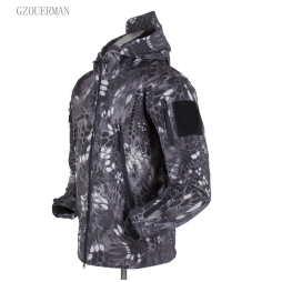 Antivento impermeabile traspirante cappotto interno in pile - 3 XL,boa black