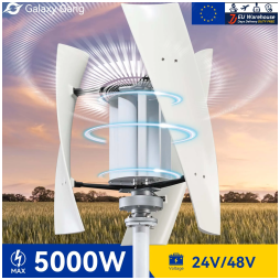 Generatore Ad Asse Verticale con Sistema Ibrido GGX5 - 2000W,Poland,12V,Wind Turbine Only