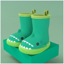 Stivali da Pioggia Squalo per Bambini - Size170,Green edge green