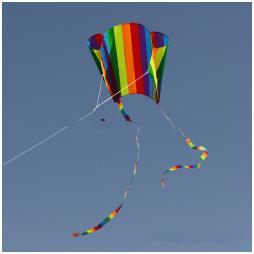 Aquilone arcobaleno Small Pockets Kite - Color Stripes Style