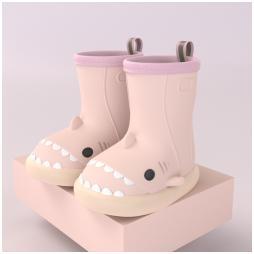 Stivali da Pioggia Squalo per Bambini - Size160,Pure pink