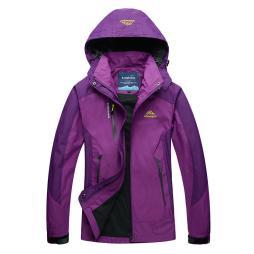 Giacca a Vento Sportiva da Donna per Escursionismo - M,Purple